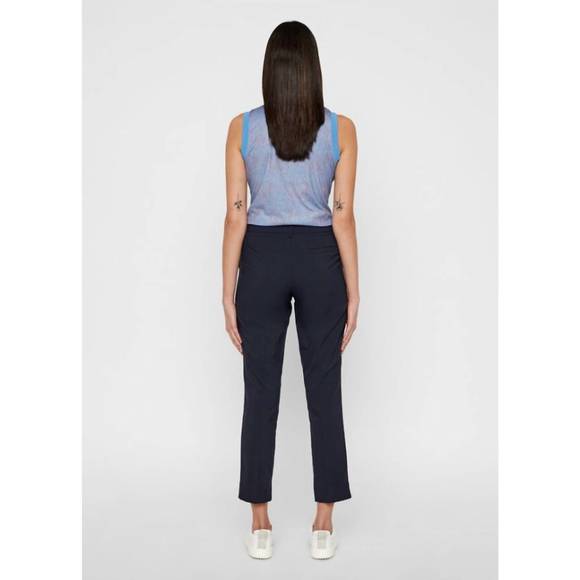 NEW J.LINDEBERG audrey print-tx jersey top in lake bleu dot - Picture 2 of 5